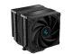 Hladilnik za procesor DeepCool AK620 Zero Dark, 2x 120mm, 260W TDP, črn