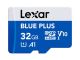 Spominska kartica Lexar BLUE PLUS, Micro SDHC, 32GB, 100MB/s, U1, V10, A1, UHS-I, z adapterjem