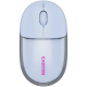 CANYON miška OnClick 24 BT/ brezžična, transparentna modra