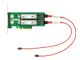 HPE Universal SATA HHHL M.2 Kit - vmesniški adapter - M.2 Card - PCIe