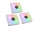 Ventilator za ohišje Lian Li ST120 RGB PWM 120mm, 3 Pack + kontroler , bel