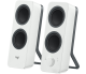 Zvočniki Logitech Z207 2.0, Bluetooth, beli