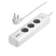 Ugreen zaščitna vtičnica 3xSchuko 1x USB-C + 2x USB, 2m