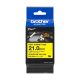 TRAK BROTHER ermoskrčljive cevke RUMEN-ČRNE (21mm) P-Touch PT-D800W, PT-E550WVP, PT-P700, PT-P750W, 