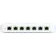Ubiquiti USW-Ultra-60W Layer 2, 8-port GbE PoE switch: 7x GbE PoE+ output ports, GbE port with optional PoE++ input