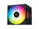 Ventilator za ohišje DeepCool FC120 3 v 1, ARGB, PWM, 120mm, 3 Pack, črn
