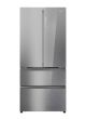 Hladilnik HAIER HFR7819ENGC, 190 cm, E, 504 l, French Door, Srebrn