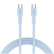 CANYON cable OnWire 60CL C-C 60W COLOR pleten 1m Light Blue
