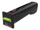 Lexmark – visokozmogljiv – škrlatna – toner – LCCP, LRP, Lexmark Corporate
