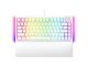 Tipkovnica Razer BlackWidow V4 75%, bela, US SLO g.