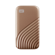 WD My Passport SSD 1TB, USB-C 3.2 zlat