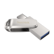 SanDisk Ultra Dual Drive Luxe USB Type-C 64GB 400MB/s USB 3.1 Gen 1, srebrn