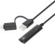 2-in-1 USB-C & USB-A to 3.5 mm Stereo Audio Aux
