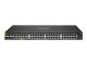 HPE Aruba Networking CX 6000 48G Class4 PoE 4SFP 740W stikalo - stikalo - 48 vrat - Upravljano - nastavljivo na stojalo