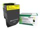 Lexmark X417 - Visok izkoristek - rumena - toner 