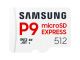 Spominska kartica Micro SDXC Express 7.1, 512GB, Samsung P9 Express, 800MB/s, MB-MK512T/WW