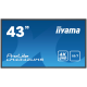 IIYAMA Prolite LH4342UHS-B3 LFD - 108 cm (42.5"), 4K UHD (3840x2160), IPS, 60Hz