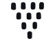 JABRA Foam Mic Covers for C400-XT 10 pcs