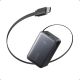Anker Nano Power Bank 10000 mAh, 45W z vgrajenim USB-C kablom, črn