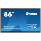 IIYAMA PROLITE TE8614MIS-B2AG 86" LED-BACKLIT LCD INTERACTIVE MULTITOUCHE DIGITAL SIGNAGE / 8-MICROPHONE AREA/ OPTIONAL SLOT IN PC 4K UHD (2160p) 3840 x 2160 Black