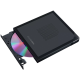 ASUS ZenDrive V1M Črno - zunanji DVD pogon in zapisovalec z vgrajenim shranjevanjem kabla, vmesnik USB-C, združljiv z Windows 11 in macOS, M-DISC podpora