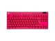 Tipkovnica Logitech G PRO X TKL Brown Tactile, Lightspeed, roza, USB, SLO g.