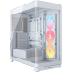 CORSAIR FRAME 4500X RS-R ARGB Panoramic Glass Mid-Tower, računalniško ohišje, belo