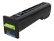 Lexmark – visokozmogljiv – cian – toner – LCCP, Lexmark Corporate