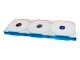 Ventilator za ohišje Lian Li UNI FAN TL Wireless LCD 120 Reverse Blade ARGB PWM 120mm, 3 Pack + Kontroler, bel