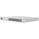 UBIQUITI Hi-Capacity Aggregation; (28) 10G SFP+ ports; (4) 25G SFP28 ports; DC power backup-ready; Layer 3 switching.