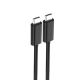Kabel USB-C v USB-C, 1m, črn, Ewent