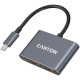 CANYON hub DS-3 3v1 USB-C Dark Grey