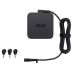 Napajalnik ASUS U65W-01 Universal Mini Multi-tips Adaptor, priklop 4.0, 4.5, 5.5mm