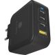 IcyBox IB-PS1040-PD 4-portni USB-C/A 100W GaN polnilec