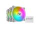 Ventilator za ohišje ASUS TUF Gaming TF120 RGB, PWM, 120mm, 3 Pack + kontroler, bel