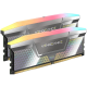 CORSAIR Vengeance RGB Silver DDR5 48GB (2x24GB) 8000MHz CL38 XMP 3.0, CUDIMM pomnilnik