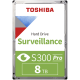 TOSHIBA S300 PRO Surveillance 8TB disk, 8.89cm (3.5"), SATA 6Gb/s, 7200 obratov/min