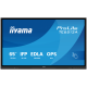 IIYAMA LFD Interactive TE6513A-B1AG Thin bezel 4K 450 cd/m PureTouch-IR 40, 10pt writing  200Hz Scan rate iiWare 21E (Android 14 OS) Google EDLA, iiControl (DMS), WhiteBoard