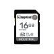 SDHC Kingston 16GB Industrial, do 100MB/s, Class 10, UHS-I, U3, V30, A1
