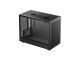 Računalniško ohišje DeepCool CH160 PLUS, ITX, Micro-ATX, kaljeno steklo, črno