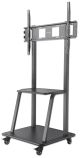 Multimedijski voziček 37''-100'' MANHATTAN, 150kg, naklon 0°, črne barve