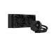 Komplet za tekočinsko hlajenje AIO Liquid Cooler DeepCool LS520S Zero Dark, 240mm, črn