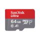 SDXC SanDisk micro 64GB Ultra, 140MB/s, UHS-I, C10, A1