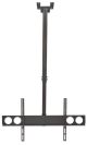 Stropni TV nosilec 37''-70'' MANHATTAN, 50kg, naklon 0° do -15°, črne barve