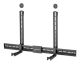 Univerzalni nosilec za sound bar MANHATTAN, 15kg, črne barve