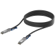 Ubiquiti UACC-DAC-QSFP28-1M QSFP28 direct attach cable with a 100 Gbps max data rate, compatible with QSFP28 and QSFP+ interfaces
