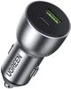 Ugreen avtopolnilec USB + USB-C PD 36W siv - box