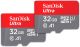 SanDisk 32GB Ultra microSDHC+ SD Adapter 120MB/s  A1 Class 10 UHS-I - dvojno pakirnanje