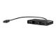 HP USB-C v USB-A - zvezdišče - 3 vrata