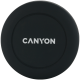 CANYON CH-2, nosilec za pametne telefone, magnetna funkcija pritrjevanja, z 2 ploščama (pravokotna/krožna)